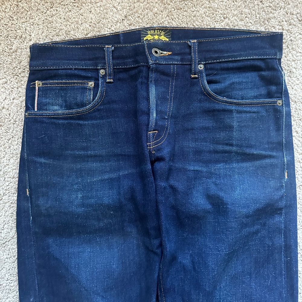 Bravestar Straight Fit - Selvage Denim - Size 33x34
